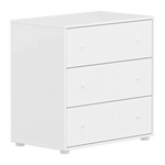 SAGA Chest, 3 drawer, White with Grooves CHEST ACTIVE flexa-com.myshopify.com