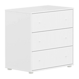 SAGA Chest, 3 drawer, White with Grooves CHEST ACTIVE flexa-com.myshopify.com
