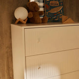 SAGA Chest, 3 drawer, White with Grooves CHEST ACTIVE flexa-com.myshopify.com