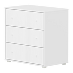 SAGA Chest, 3 drawer, White with Grooves CHEST ACTIVE flexa-com.myshopify.com