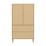 SAGA Cupboard, 2 door & 2 drawer, Sand CUPBOARD ACTIVE flexa-com.myshopify.com