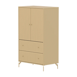 SAGA Cupboard, 2 door & 2 drawer, Sand with grooves CUPBOARD ACTIVE flexa-com.myshopify.com