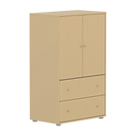 SAGA Cupboard, 2 door & 2 drawer, Sand with grooves CUPBOARD ACTIVE flexa-com.myshopify.com