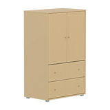 SAGA Cupboard, 2 door & 2 drawer, Sand with grooves CUPBOARD ACTIVE flexa-com.myshopify.com