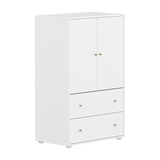 SAGA Cupboard, 2 door & 2 drawer, White with grooves CUPBOARD ACTIVE flexa-com.myshopify.com