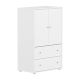 SAGA Cupboard, 2 door & 2 drawer, White with grooves CUPBOARD ACTIVE flexa-com.myshopify.com