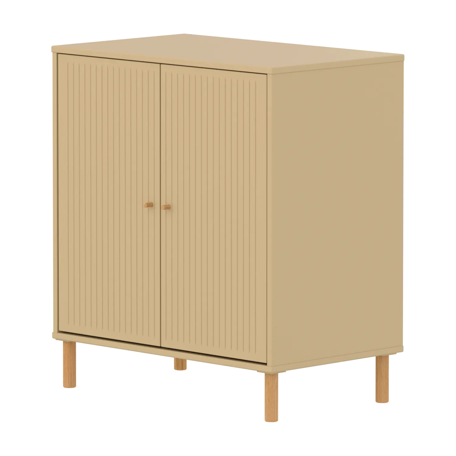 SAGA Cupboard, 2 doors, Sand with grooves CUPBOARD ACTIVE flexa-com.myshopify.com