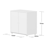 SAGA Cupboard, 2 doors, White CUPBOARD ACTIVE flexa-com.myshopify.com