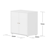 SAGA Cupboard, 2 doors, White CUPBOARD ACTIVE flexa-com.myshopify.com