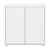 SAGA Cupboard, 2 doors, White with grooves CUPBOARD ACTIVE flexa-com.myshopify.com