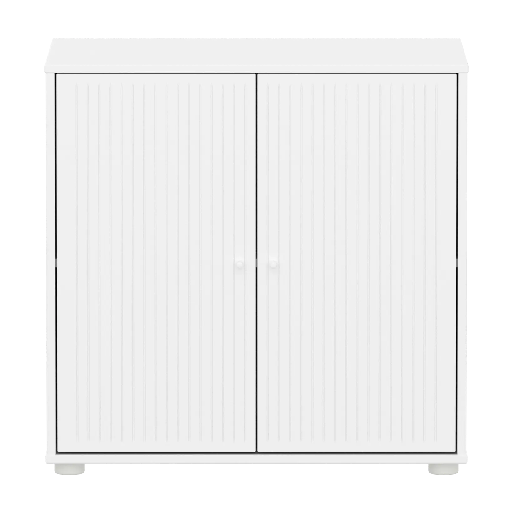 SAGA Cupboard, 2 doors, White with grooves CUPBOARD ACTIVE flexa-com.myshopify.com