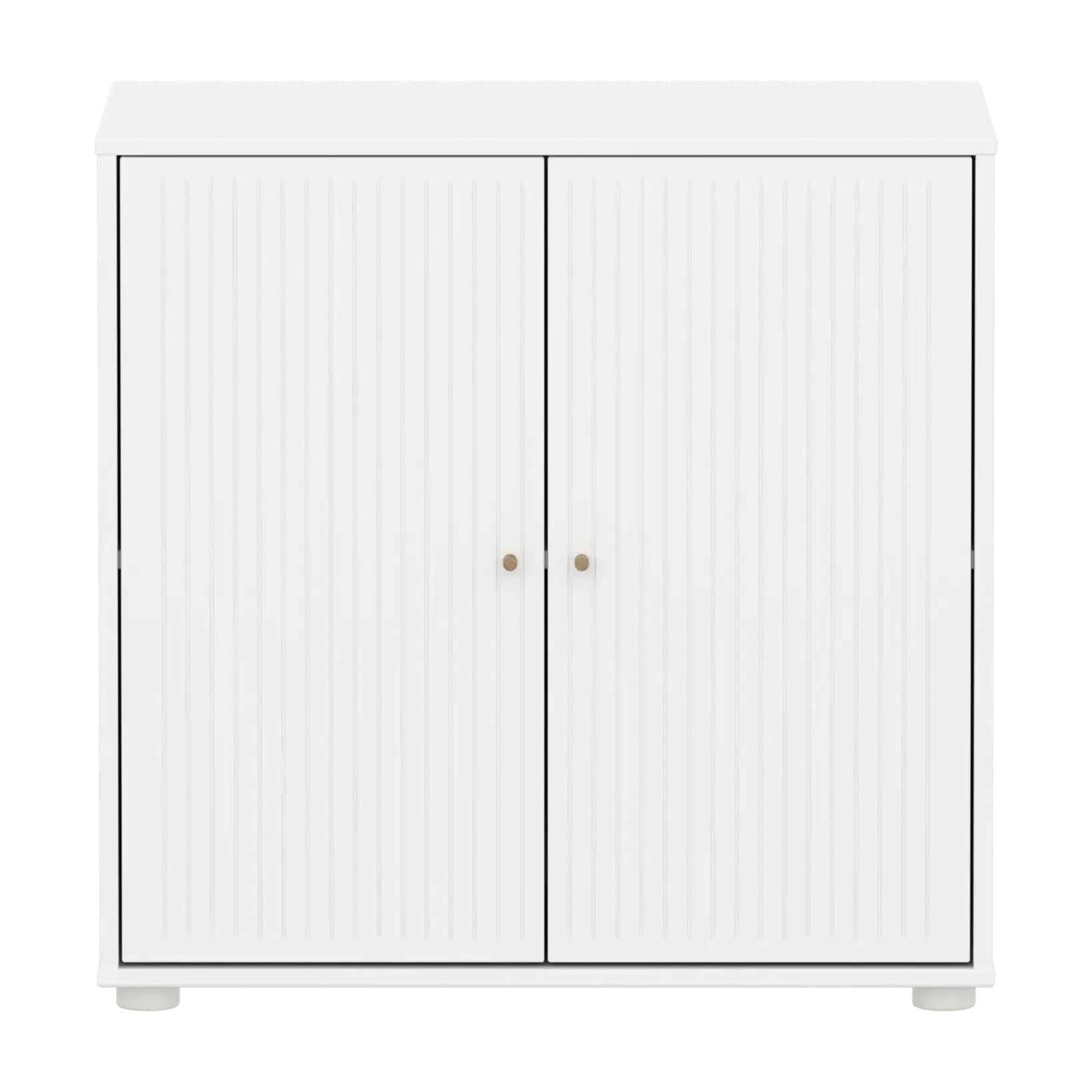 SAGA Cupboard, 2 doors, White with grooves CUPBOARD ACTIVE flexa-com.myshopify.com