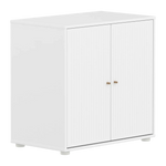 SAGA Cupboard, 2 doors, White with grooves CUPBOARD ACTIVE flexa-com.myshopify.com