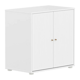SAGA Cupboard, 2 doors, White with grooves CUPBOARD ACTIVE flexa-com.myshopify.com