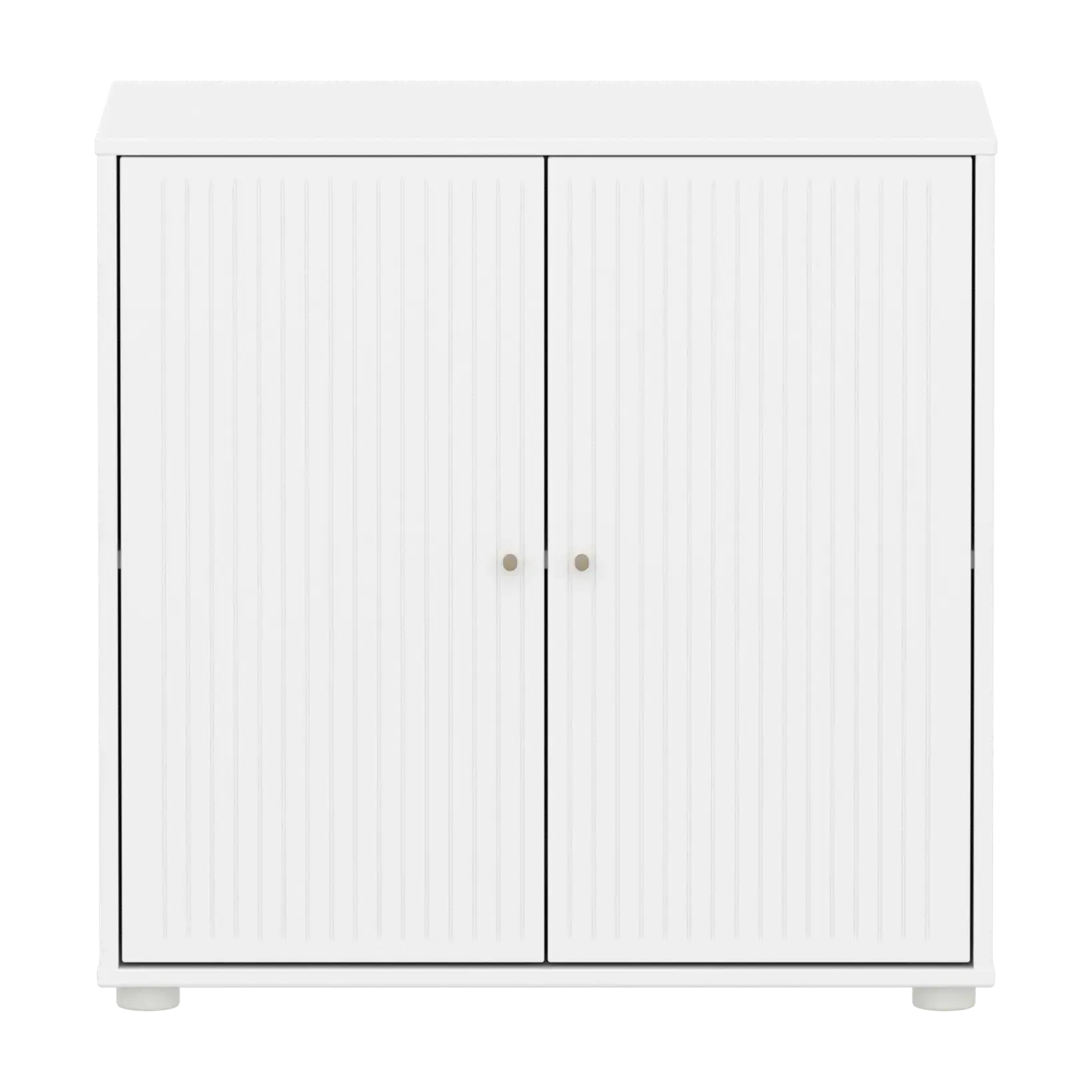 SAGA Cupboard, 2 doors, White with grooves CUPBOARD ACTIVE flexa-com.myshopify.com
