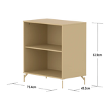SAGA Shelf unit, 1 shelf, Sand BOOKCASE ACTIVE flexa-com.myshopify.com