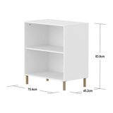 SAGA Shelf unit, 1 shelf, White BOOKCASE ACTIVE flexa-com.myshopify.com