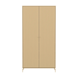 SAGA Wardrobe, 2 door, Sand with grooves WARDROBE ACTIVE flexa-com.myshopify.com