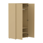 SAGA Wardrobe, 2 door, Sand with grooves WARDROBE ACTIVE flexa-com.myshopify.com