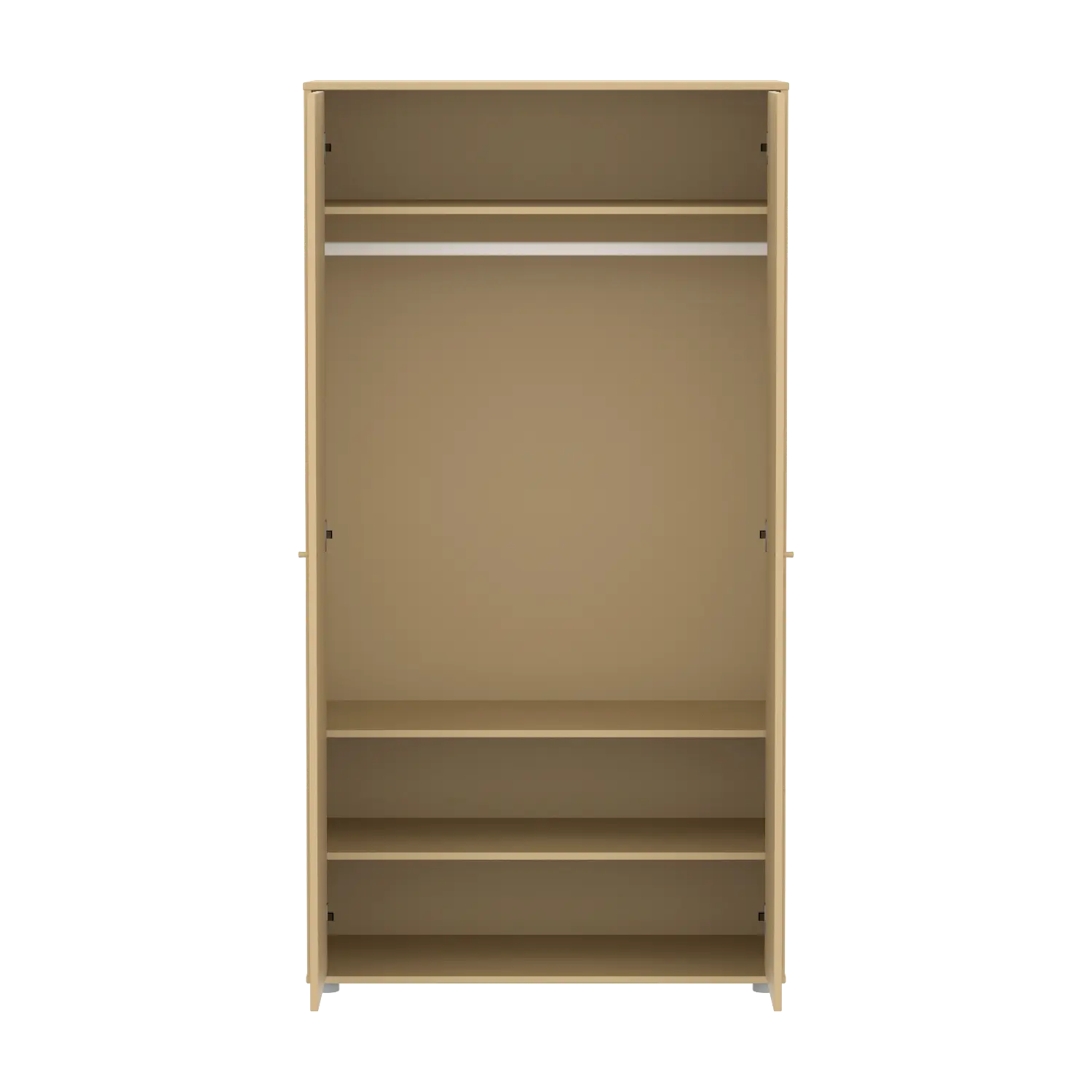SAGA Wardrobe, 2 door, Sand with grooves WARDROBE ACTIVE flexa-com.myshopify.com