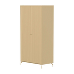 SAGA Wardrobe, 2 door, Sand with grooves WARDROBE ACTIVE flexa-com.myshopify.com