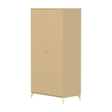 SAGA Wardrobe, 2 door, Sand with grooves WARDROBE ACTIVE flexa-com.myshopify.com