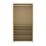 SAGA Wardrobe, 2 door, Sand with grooves WARDROBE ACTIVE flexa-com.myshopify.com