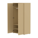 SAGA Wardrobe, 2 door, Sand with grooves WARDROBE _badge_bestseller flexa-com.myshopify.com