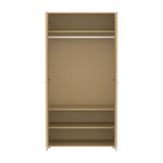 SAGA Wardrobe, 2 door, Sand with grooves WARDROBE _badge_bestseller flexa-com.myshopify.com