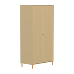 SAGA Wardrobe, 2 door, Sand with grooves WARDROBE _badge_bestseller flexa-com.myshopify.com