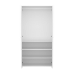 SAGA Wardrobe, 2 door, White WARDROBE ACTIVE flexa-com.myshopify.com