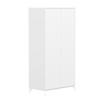 SAGA Wardrobe, 2 door, White with grooves WARDROBE ACTIVE flexa-com.myshopify.com