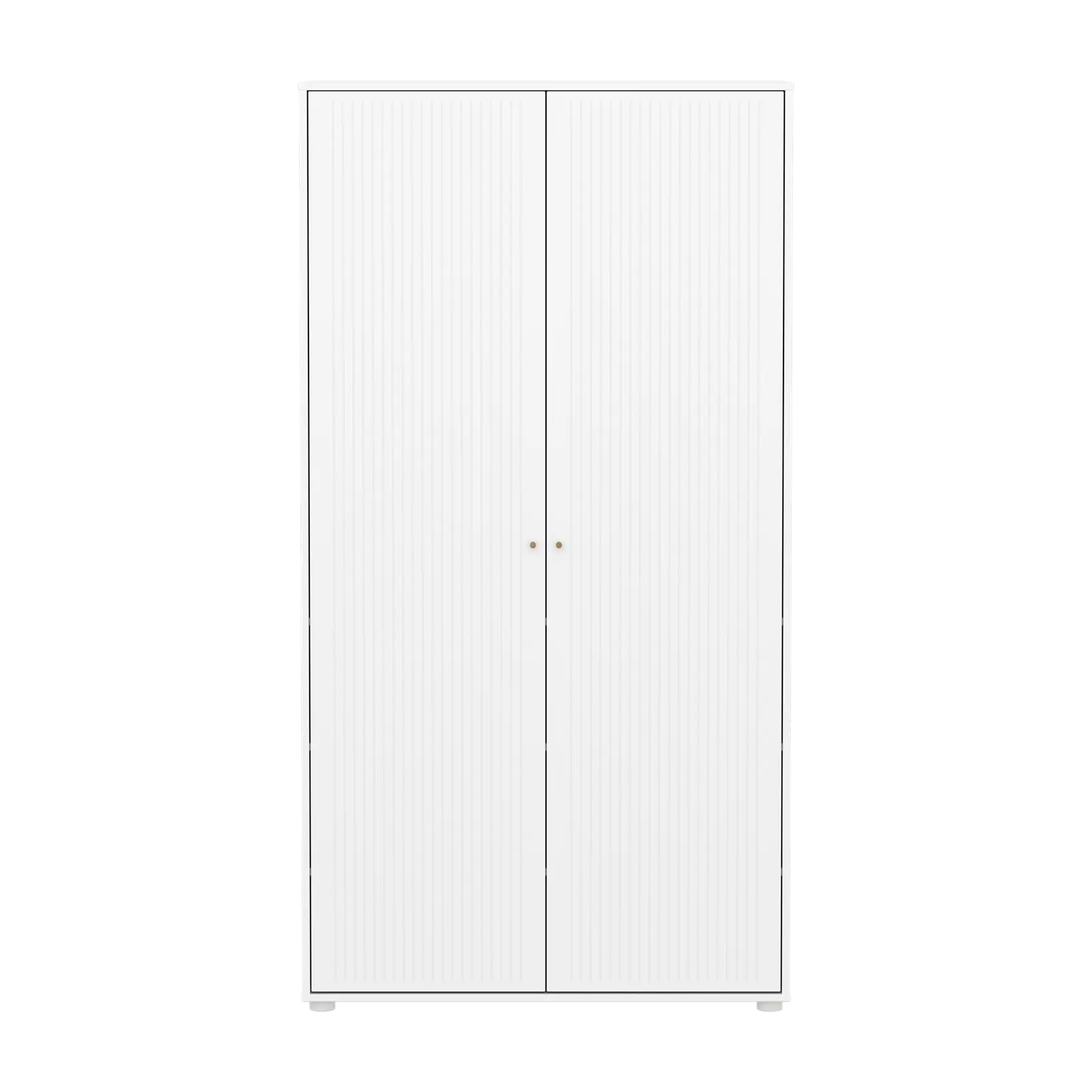 SAGA Wardrobe, 2 door, White with grooves WARDROBE ACTIVE flexa-com.myshopify.com