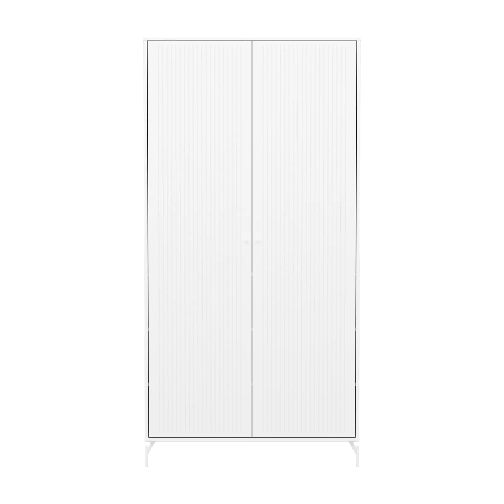 SAGA Wardrobe, 2 door, White with grooves WARDROBE ACTIVE flexa-com.myshopify.com