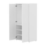 SAGA Wardrobe, 2 door, White with grooves WARDROBE ACTIVE flexa-com.myshopify.com