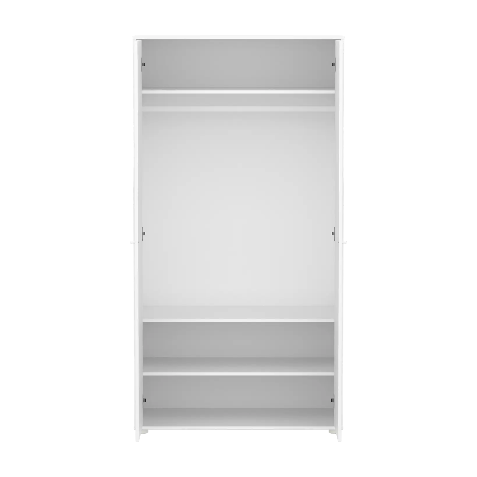 SAGA Wardrobe, 2 door, White with grooves WARDROBE ACTIVE flexa-com.myshopify.com