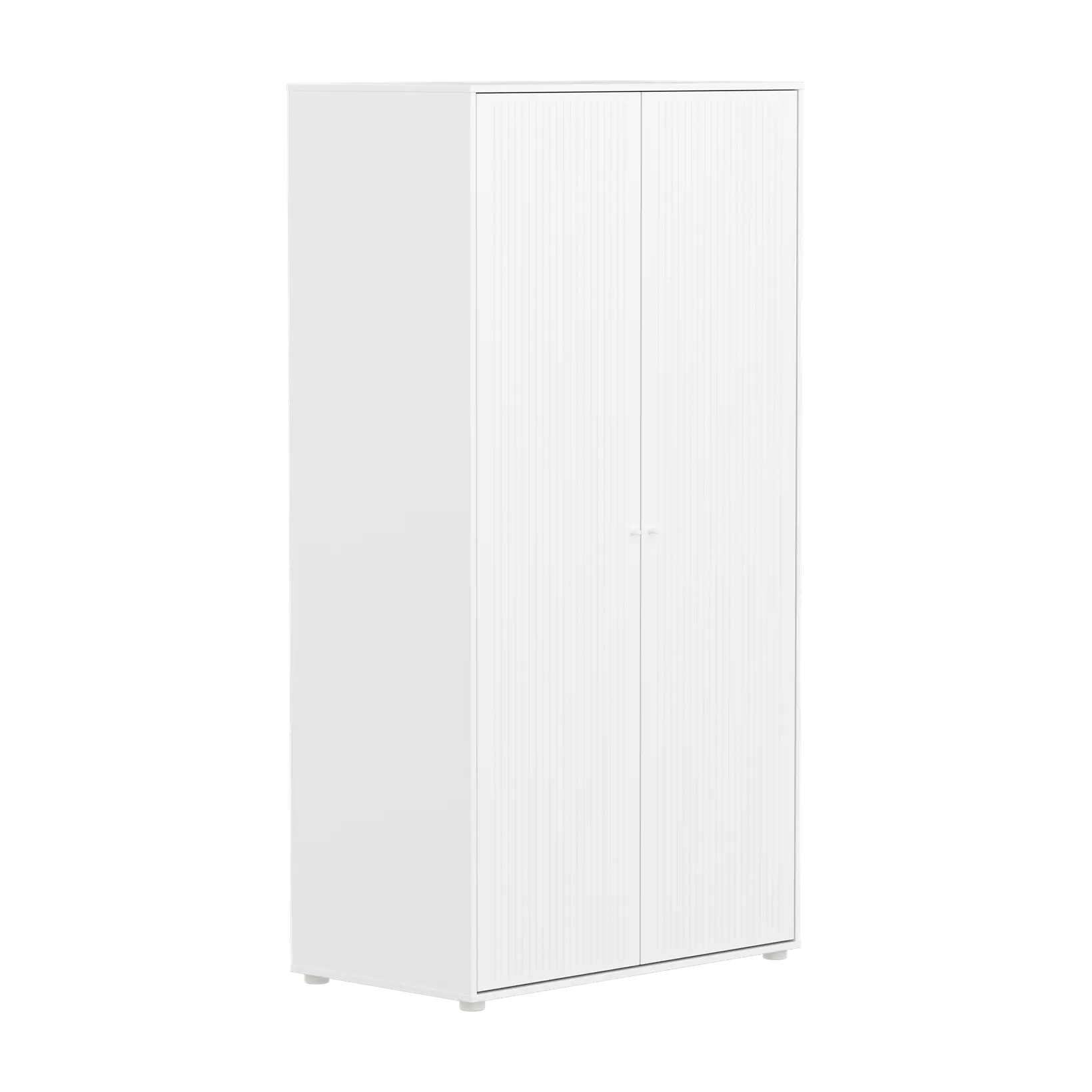 SAGA Wardrobe, 2 door, White with grooves WARDROBE ACTIVE flexa-com.myshopify.com