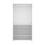 SAGA Wardrobe, 2 door, White with grooves WARDROBE ACTIVE flexa-com.myshopify.com