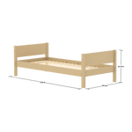 Single Bed, 90x200 cm, Sand SINGLE_BED 200 flexa-com.myshopify.com