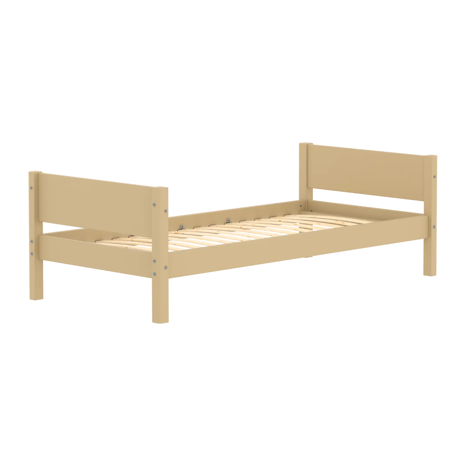 Single Bed, 90x200 cm, Sand SINGLE_BED 200 flexa-com.myshopify.com