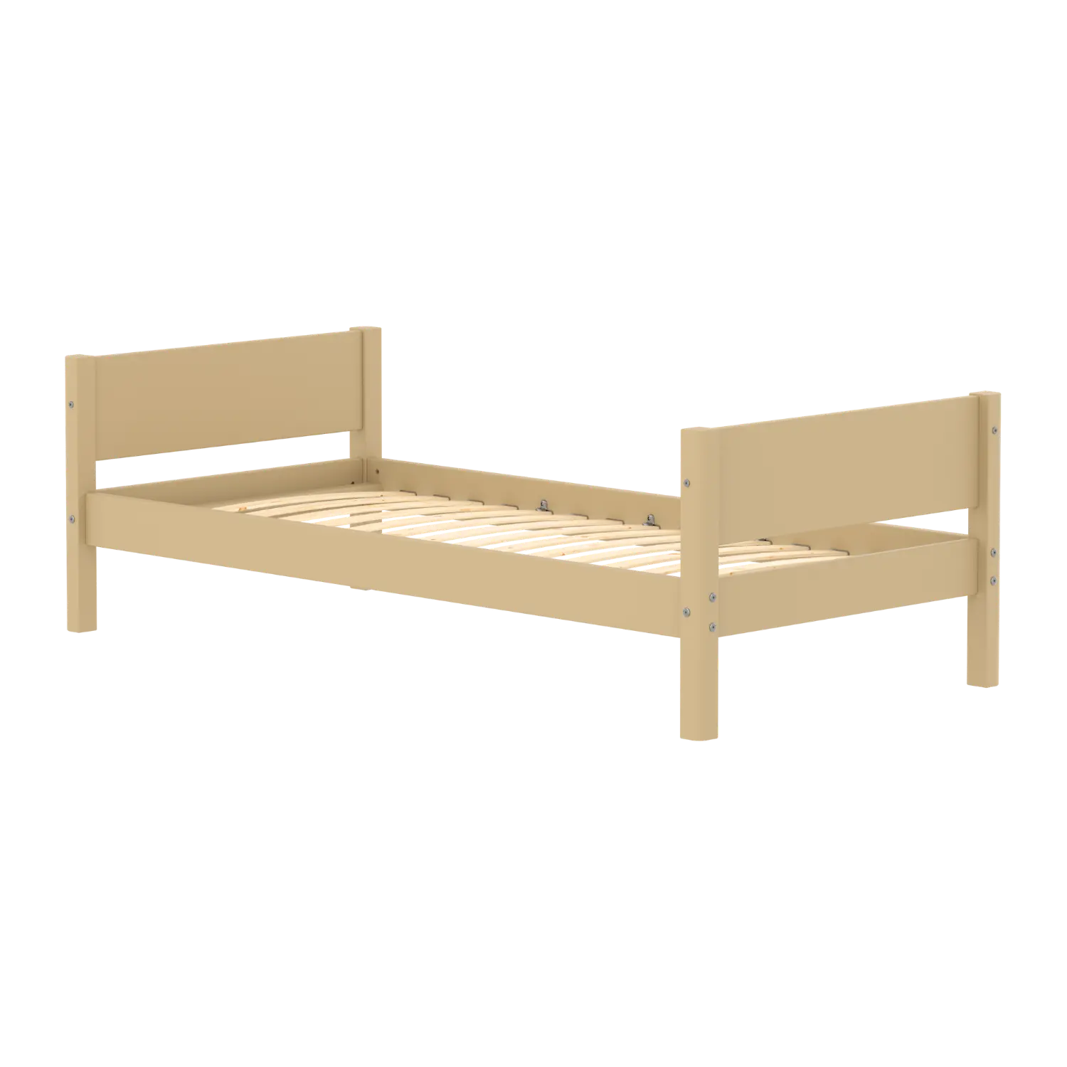 Single Bed, 90x200 cm, Sand SINGLE_BED 200 flexa-com.myshopify.com