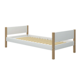 Single Bed, 90x200 cm, White/Oak SINGLE_BED 200 flexa-com.myshopify.com