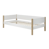 Single Bed, 90x200 cm, White/Oak SINGLE_BED 200 flexa-com.myshopify.com
