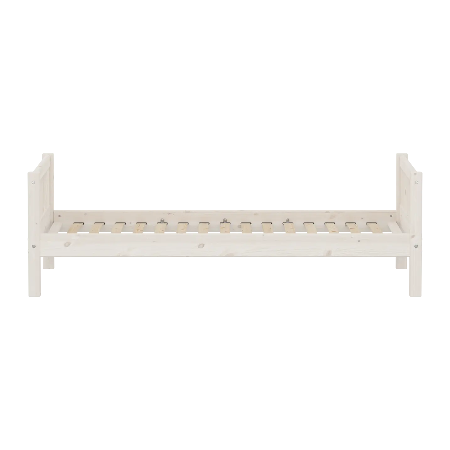 Single Bed, 90x200 cm, White SINGLE_BED 200 flexa-com.myshopify.com