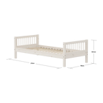 Single Bed, 90x200 cm, White SINGLE_BED 200 flexa-com.myshopify.com