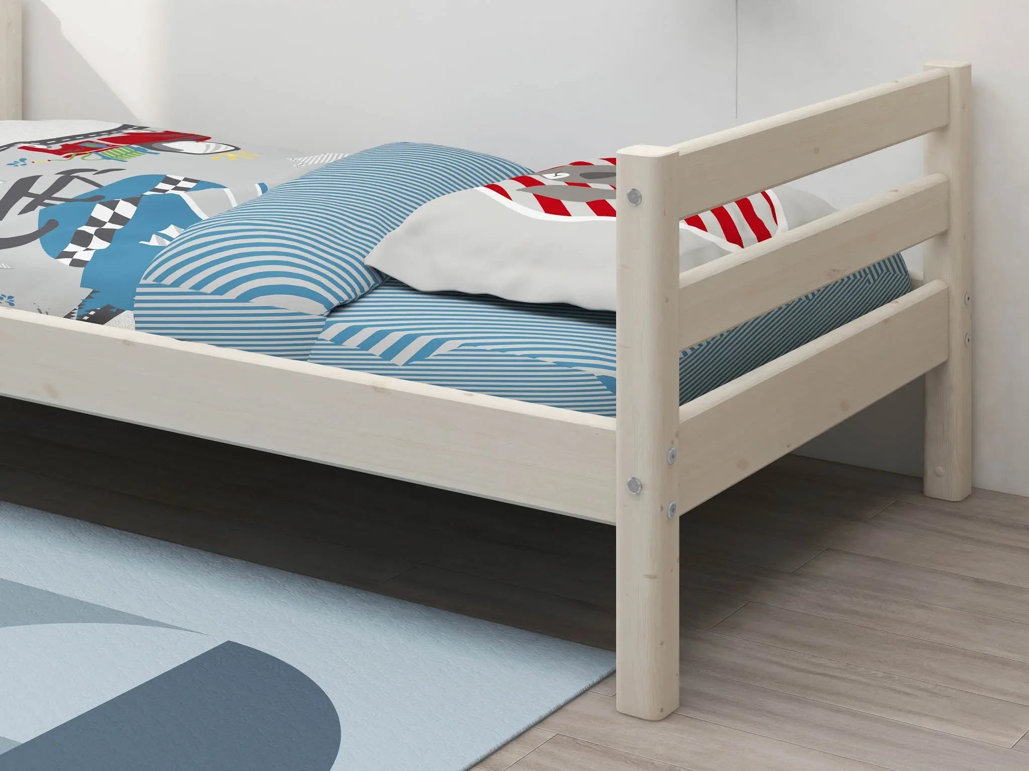 Single Bed, 90x200 cm, White SINGLE_BED 200 flexa-com.myshopify.com