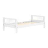 Single Bed with Crossbars, 90x200 cm, White SINGLE_BED 200 flexa-com.myshopify.com