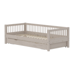 Single Bed with Guest Bed, 90x200 cm, Grey SINGLE_BED 200 flexa-com.myshopify.com
