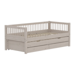 Single Bed with Guest Bed, Storage, 90x200 cm, Grey SINGLE_BED 200 flexa-com.myshopify.com