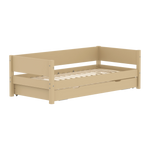Single Bed with Pull-out Bed, 90x200 cm, Sand SINGLE_BED 200 flexa-com.myshopify.com
